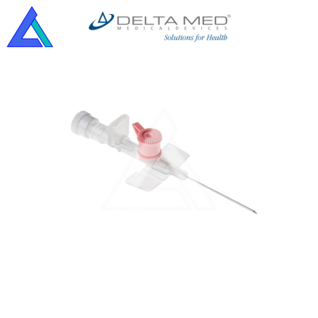 Aghi cannula 2 vie con alette