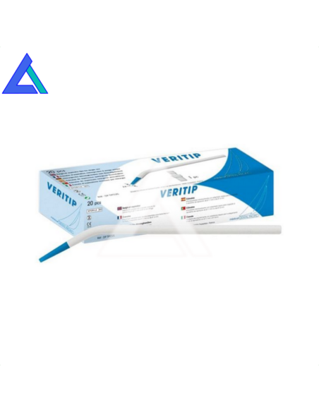 Aspirasaliva chirurgici sterili VERITIP - Scat. 20 pz.