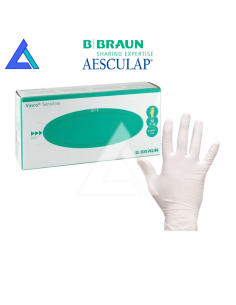 Guanti lattice senza polvere VASCO SENSITIVE - Scat. 100 pz.