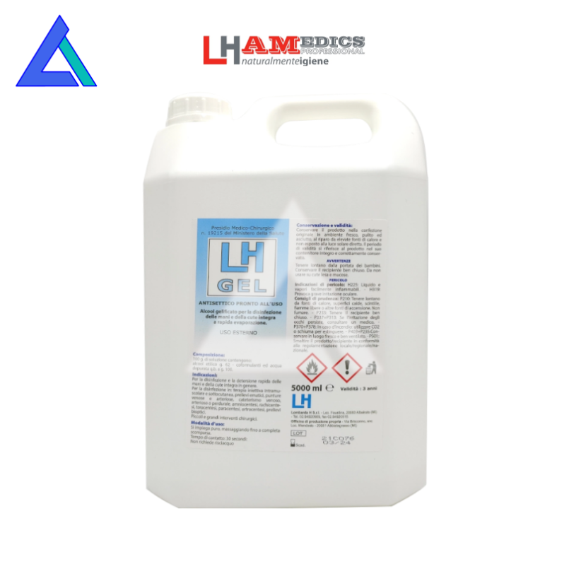 LH GEL disinfettante mani - tanica  5 lt.