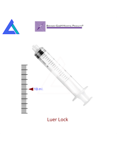 Siringhe 10 ml. luer lock senz'ago - Scat. 100 pz.