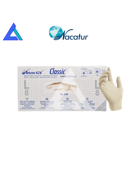 Guanti lattice con polvere NACATUR CLASSIC