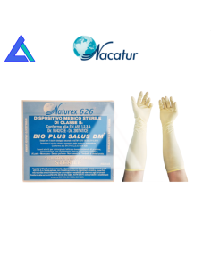 Guanti chirurgici lattice senza polvere BIO SALUS  -...