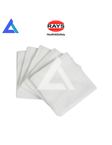 Compresse di garza piegata in cotone non sterile - cm. 10x10