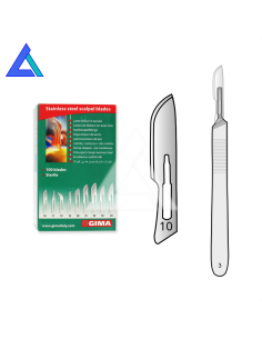 Lame bisturi in acciaio inox sterili - Scat. 100 pz.