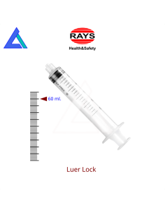 Siringhe 60 ml. luer lock senz'ago - Scat. 25 pz