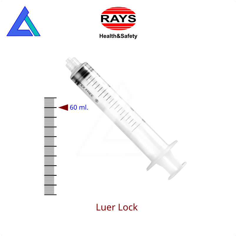 Siringhe 60 ml. luer lock senz'ago - Scat. 25 pz