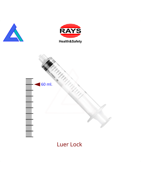 Siringhe 60 ml. luer lock senz'ago - Scat. 25 pz