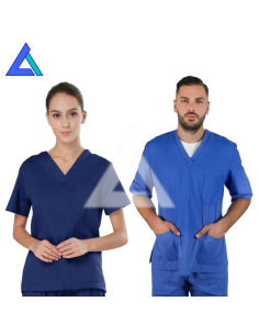 Divisa ospedaliera completa unisex policotone - vari colori
