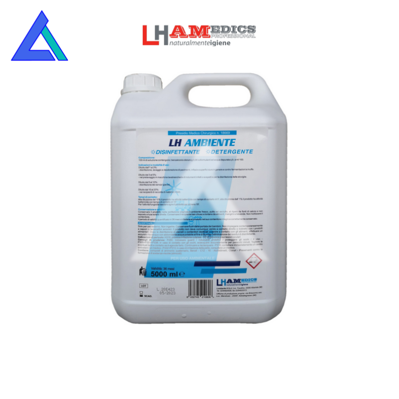 LH AMBIENTE Disinfettante detergente ambienti - tanica 5 lt.