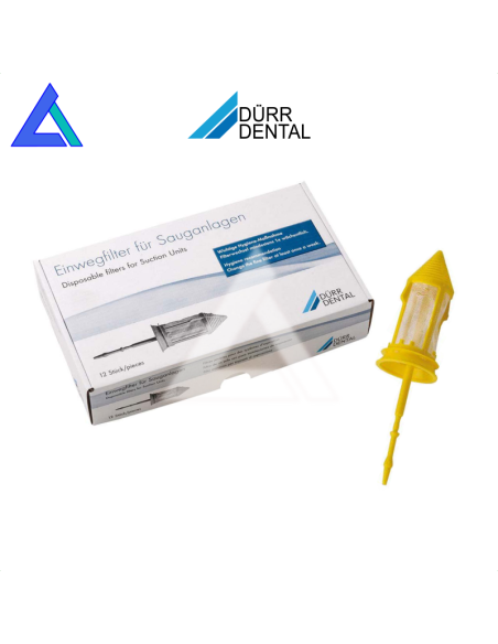 Filtro per aspirazione col. giallo DURR - Scat. 12 pz.