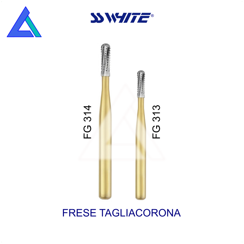 Fresa tagliacorona gold cod. GW2 - conf. 5 frese