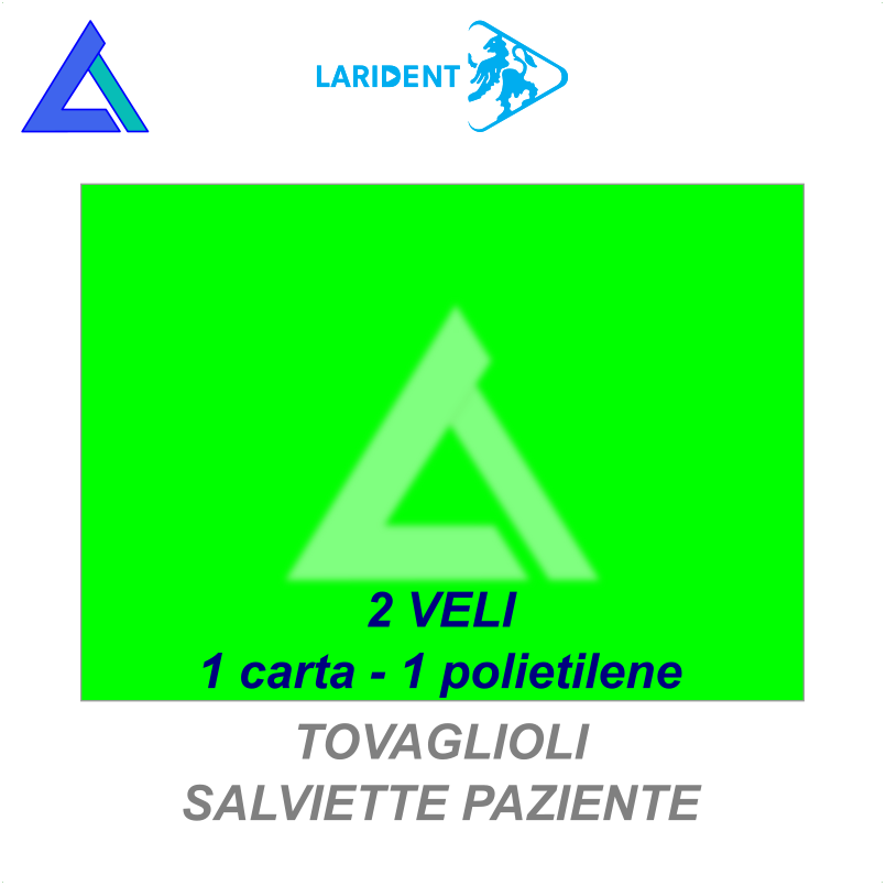 Salviette colorate 2 strati vari colori - Ct. 500 pz.