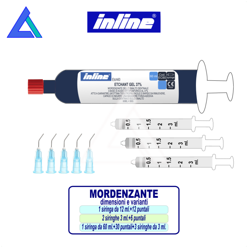 Etch Siringa 60 ml. mordenzante Jumbo INLINE