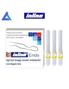 Aghi lavaggi endocanalari punta arrotondata - Scat. 25 pz.