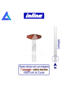 Gommini silicone RA montati per amalgama - 1° passaggio