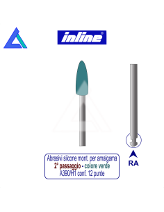 Gommini silicone RA montati per amalgama - 2° passaggio