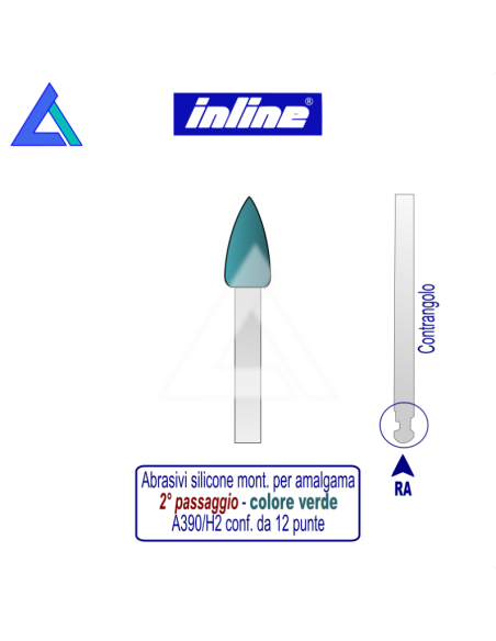 Gommini silicone RA montati per amalgama - 2° passaggio