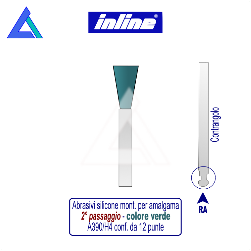 Gommini silicone RA montati per amalgama - 2° passaggio