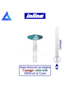 Gommini silicone RA montati per amalgama - 2° passaggio