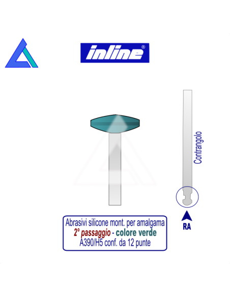Gommini silicone RA montati per amalgama - 2° passaggio