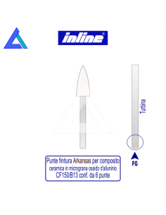 Punte rifinitura Arkansas FG composito/ceramica
