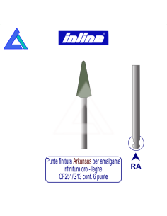 Punte rifinitura Arkansas RA composito/ceramica