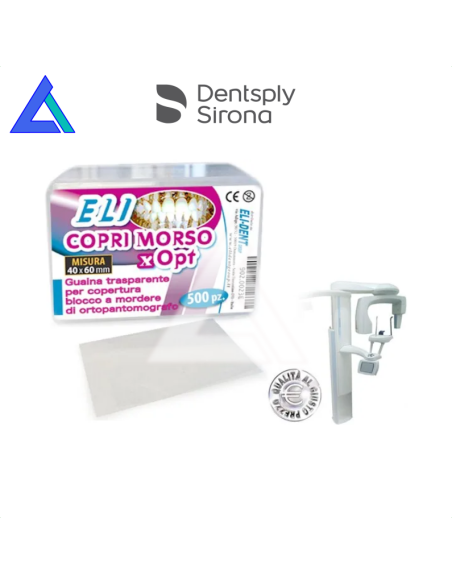 Coprimorso per OPT 40x60 mm. - Scat. 500 pz.