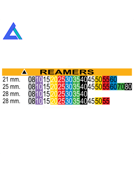 Reamers Colorinox DENTSPLY - 6 strumenti