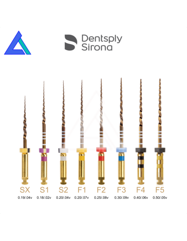 ProTaper Gold Files DENTSPLY - 6 strumenti