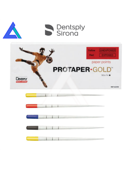 ProTaper Gold Punte carta DENTSPLY - Conf. 180 pz.