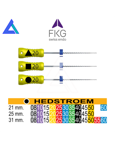 Hedstroem FKG - 6 strumenti