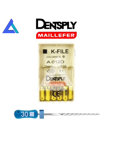 K-File Colorinox DENTSPLY - 6 strumenti