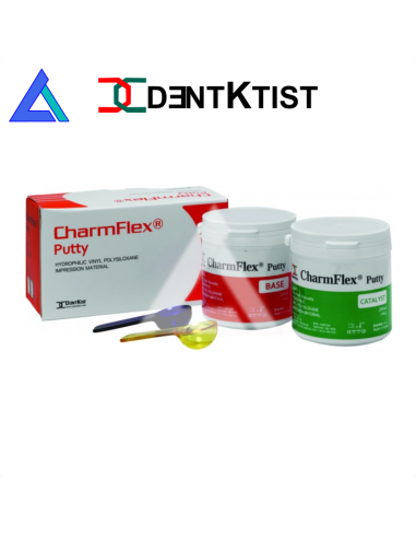 Silicone CHARMFLEX PUTTY DENTKIST - 2 x 280 ml.