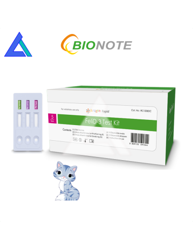 Test rapido DIARRHEA FELINA Tripla - kit 5 pz.