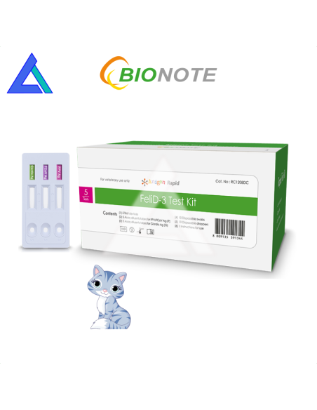 Test rapido DIARRHEA FELINA Tripla - kit 5 pz.