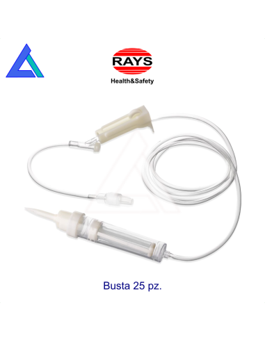 Deflussore per trasfusioni - Busta 25 pz.