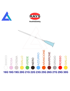 Aghi ipodermici Rays - vari calibri