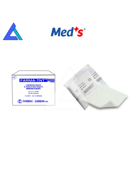 Compresse garza sterile piegata TNT 4 strati