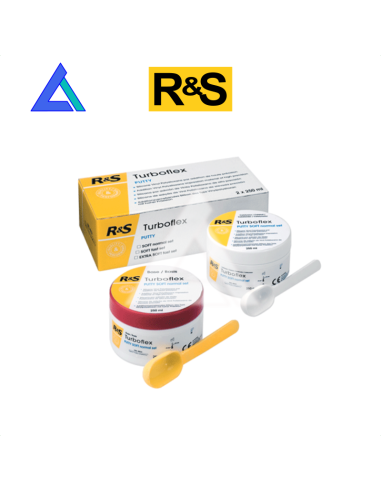 Silicone I impronta TURBOFLEX PUTTY SOFT NORMAL SET R&S - 2 vasetti 250 ml.