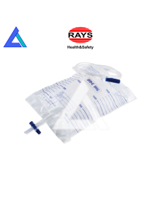 Sacca urina PVC ml. 2000 tubo cm. 90 con valvola e...