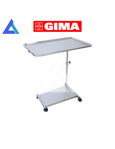 Tavolo di Mayo con base in acciaio inox