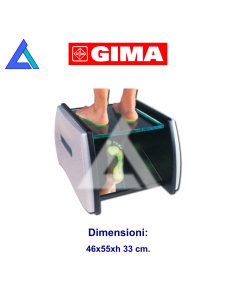 Podoscopio a led 46x55xh 33 cm.