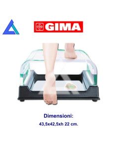 Podoscopio GIMA a led 43,5x42,5xh 22 cm.
