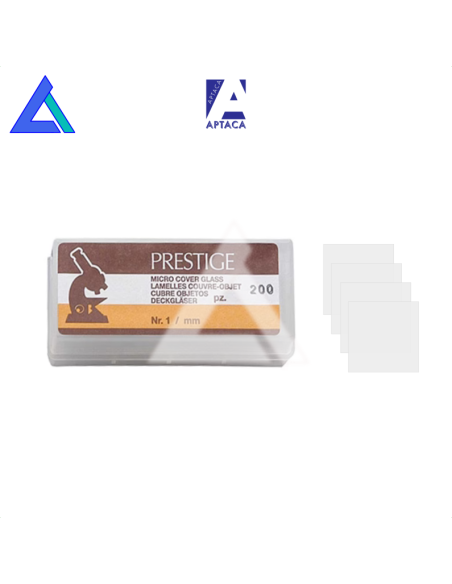 Vetrini coprioggetto 24x24 mm.