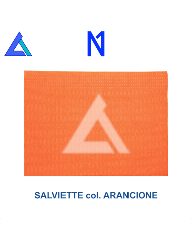 Salviette colorate 3 strati col. ARANCIONE -...