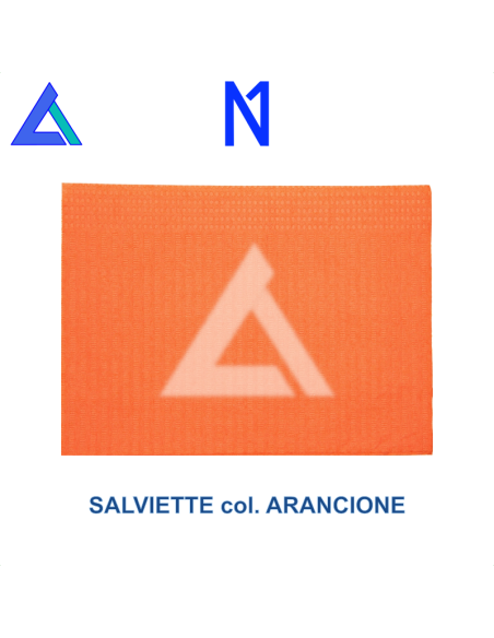 Salviette colorate 3 strati col. ARANCIONE - Ct. 500 pz.