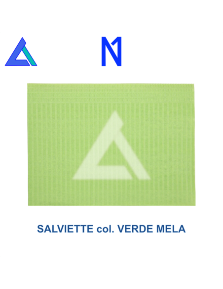 Salviette colorate 3 strati col. VERDE MELA - Ct. 500 pz.