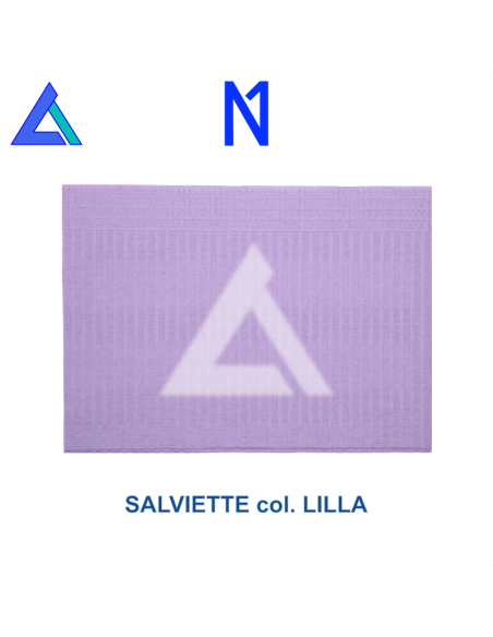 Salviette colorate 3 strati col. LILLA - Ct. 500 pz.