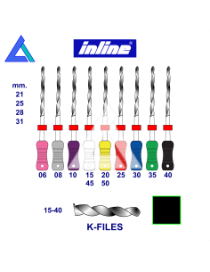 K-Files INLINE varie misure - conf. 6 pz.